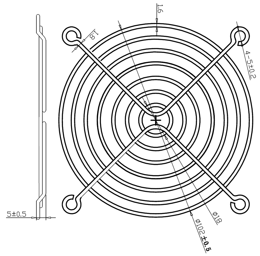 cooling fan filter