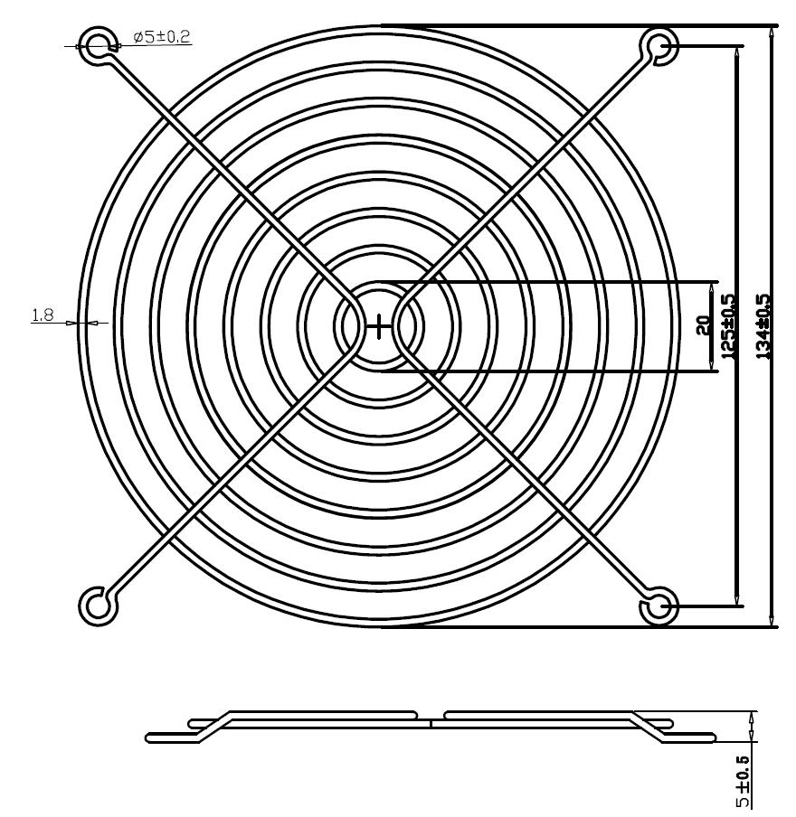 140mm fan filter