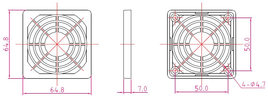 60mm fan filter